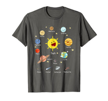 Load image into Gallery viewer, Solar System With Sun, Planets, Comets And Earth T Shirt
