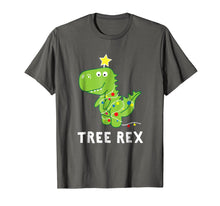 Load image into Gallery viewer, Funny shirts V-neck Tank top Hoodie sweatshirt usa uk au ca gifts for Cute Dinosaur Christmas Shirt: Tree Rex Dinosaur Pun Tee 2051055
