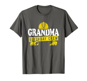 Funny shirts V-neck Tank top Hoodie sweatshirt usa uk au ca gifts for Grandma Birthday Crew T-Shirt Construction Theme Bday 2078876
