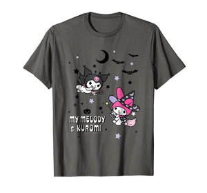 Funny shirts V-neck Tank top Hoodie sweatshirt usa uk au ca gifts for My Melody and Kuromi Halloween Tee Shirt 1801574