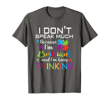 Load image into Gallery viewer, I Dont Speak Much Brilliant Autism Shirt For Kids Boy Girl
