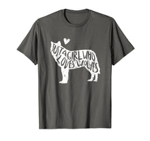 Load image into Gallery viewer, Funny shirts V-neck Tank top Hoodie sweatshirt usa uk au ca gifts for Just A Girl Who Loves Wolves T-Shirt Wolf Shirt Women Gifts 349341
