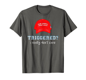 Funny shirts V-neck Tank top Hoodie sweatshirt usa uk au ca gifts for Trump 2020 Triggered MAGA Hat t Shirt Mens 339668