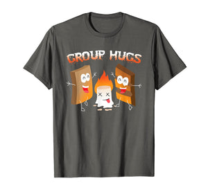Funny shirts V-neck Tank top Hoodie sweatshirt usa uk au ca gifts for Group Hug Smores T-Shirt Chocolate Marshmallow Camping Tee 2467548