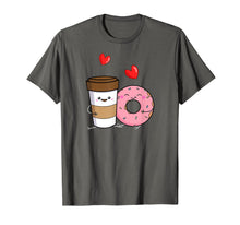 Load image into Gallery viewer, Funny shirts V-neck Tank top Hoodie sweatshirt usa uk au ca gifts for Coffee And Donuts Shirt Cute Kawaii T-Shirt Dark 1977323
