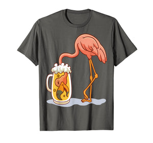 Funny shirts V-neck Tank top Hoodie sweatshirt usa uk au ca gifts for Flamingo Drinks Beer T-Shirt 1923788