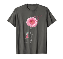 Load image into Gallery viewer, Never give up t-shirt Breast Cancer daisy flower woman T-Shirt 165553
