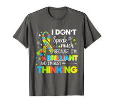 Load image into Gallery viewer, Funny shirts V-neck Tank top Hoodie sweatshirt usa uk au ca gifts for I&#39;m Brilliant And I&#39;m Busy Thinking T Shirt - Autism Kids 3195169
