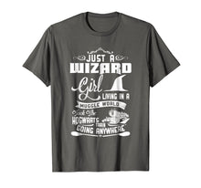 Load image into Gallery viewer, Funny shirts V-neck Tank top Hoodie sweatshirt usa uk au ca gifts for Just a Wizard Girl Tshirt 495470
