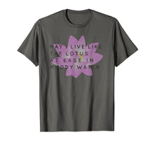 Load image into Gallery viewer, Funny shirts V-neck Tank top Hoodie sweatshirt usa uk au ca gifts for Lotus Wabi-Sabi T-shirt Live at Ease in Muddy Water 1144298
