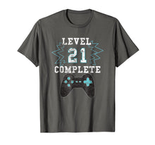 Load image into Gallery viewer, 21st Birthday Video Game Humor Tee Funny Gamer Gifts T Shirt
