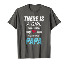 Load image into Gallery viewer, Funny shirts V-neck Tank top Hoodie sweatshirt usa uk au ca gifts for Papa Gifts Shirts from Granddaughter, She Stole My Heart Tee 263079
