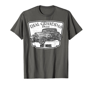 Funny shirts V-neck Tank top Hoodie sweatshirt usa uk au ca gifts for Mens Real Grandpas Drive Hot Rods Classic Car T Shirt 2080761