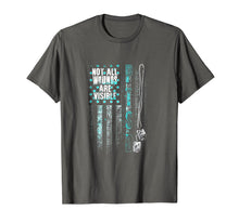 Load image into Gallery viewer, Funny shirts V-neck Tank top Hoodie sweatshirt usa uk au ca gifts for Not All Wounds Are Visible - PTSD Awareness T-Shirt 202393
