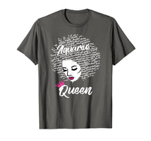 Load image into Gallery viewer, Funny shirts V-neck Tank top Hoodie sweatshirt usa uk au ca gifts for Aquarius Zodiac Birthday Afro Gift T-Shirt for Black Women 1957796
