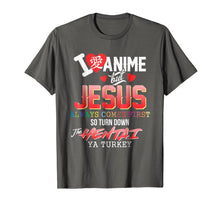 Load image into Gallery viewer, Funny shirts V-neck Tank top Hoodie sweatshirt usa uk au ca gifts for I Love Anime But Jesus Always Comes First Shirt Gifts 1789428
