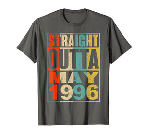 Funny shirts V-neck Tank top Hoodie sweatshirt usa uk au ca gifts for Straight Outta May 1996 T Shirt 23 Years Old Shirt 1005550