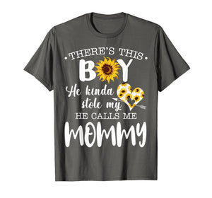 Funny shirts V-neck Tank top Hoodie sweatshirt usa uk au ca gifts for There's This Boy He Stole My Heart He Calls Me Mommy Tshirt 1394606