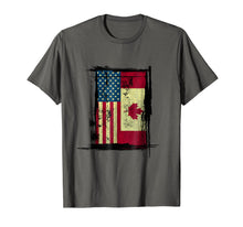 Load image into Gallery viewer, Funny shirts V-neck Tank top Hoodie sweatshirt usa uk au ca gifts for Canadian American Flag T-Shirt - Vintage Canada USA Tee 1084438
