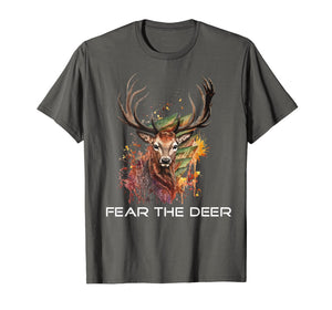 Funny shirts V-neck Tank top Hoodie sweatshirt usa uk au ca gifts for Fear The Deer Basketball T-Shirt 167676