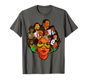 Powerful Roots Black History Month I Love My Roots T-shirt