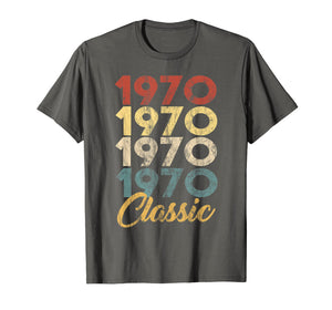 Funny shirts V-neck Tank top Hoodie sweatshirt usa uk au ca gifts for Retro T-Shirt Born in 1970 49th Birthday Vintage T Shirt 1220513