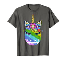 Load image into Gallery viewer, Funny shirts V-neck Tank top Hoodie sweatshirt usa uk au ca gifts for Bunny Unicorn Face Easter Egg Rainbow Easter Day Shirt Gift 2800617
