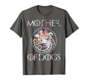 Mother of Dogs Floral Flower T-Shirt Funny Gifts Dogs Lovers T-Shirt 59456