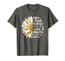 Load image into Gallery viewer, Funny shirts V-neck Tank top Hoodie sweatshirt usa uk au ca gifts for And I Think To Myself What A Wonderful World T-Shirt 1178792
