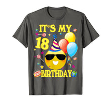 Load image into Gallery viewer, Funny shirts V-neck Tank top Hoodie sweatshirt usa uk au ca gifts for 18th Emoji It&#39;s My Birthday Shirt 18 Years Old Gifts A2 4045542
