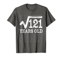 Load image into Gallery viewer, Square Root Of 121 11th Birthday 11 Years Old T-Shirt
