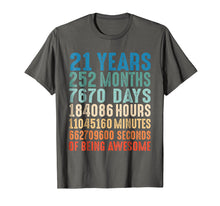 Load image into Gallery viewer, Funny shirts V-neck Tank top Hoodie sweatshirt usa uk au ca gifts for 21 Years Old 21st Birthday Vintage Retro T Shirt 252 Months 1215934
