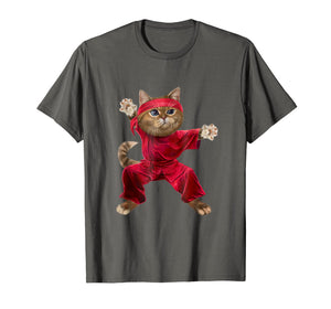 Funny shirts V-neck Tank top Hoodie sweatshirt usa uk au ca gifts for Shaolin Cat in Wushu Kung fu Stance, Martial Art T-Shirt 2599205
