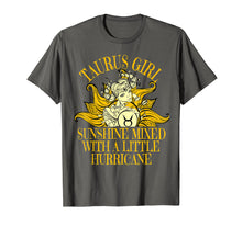Load image into Gallery viewer, Taurus Girl Sunshine Hurricane T Shirt April &amp; May
