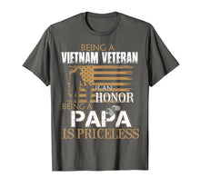 Load image into Gallery viewer, Funny shirts V-neck Tank top Hoodie sweatshirt usa uk au ca gifts for Mens Being Vietnam Veteran Is An Honor Papa Is Priceless T Shirts 1415770
