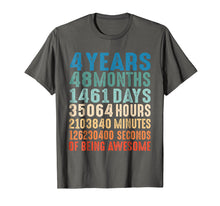 Load image into Gallery viewer, 4 Years Old 4th Birthday Vintage Retro T Shirt 48 Months
