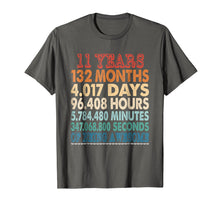 Load image into Gallery viewer, Funny shirts V-neck Tank top Hoodie sweatshirt usa uk au ca gifts for 11 Years Old 11th Bday Gifts Vintage Retro TShirt 132 Months 258750
