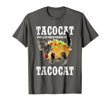 Load image into Gallery viewer, Tacocat Spelled Backwards Is Tacocat Funny Cat Shirt
