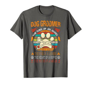 Funny shirts V-neck Tank top Hoodie sweatshirt usa uk au ca gifts for Dog Groomer The Soul Of An Angel T Shirt 1472318