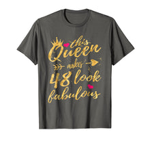 Load image into Gallery viewer, Funny shirts V-neck Tank top Hoodie sweatshirt usa uk au ca gifts for This Queen Makes 48 Look Fabulous 48th Birthday Shirt Women 1901011
