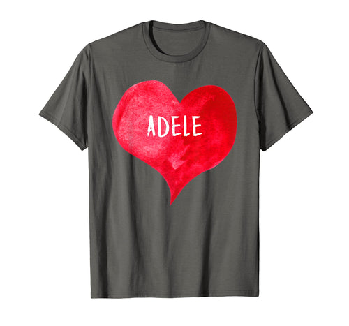 Funny shirts V-neck Tank top Hoodie sweatshirt usa uk au ca gifts for I Love ADELE - Love Heart T-shirt, Gifts Valentine's Day 752963