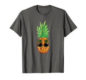 Funny shirts V-neck Tank top Hoodie sweatshirt usa uk au ca gifts for Pineapple Sunglasses Aloha Beaches Hawaii - Hawaiian T-shirt 1216537