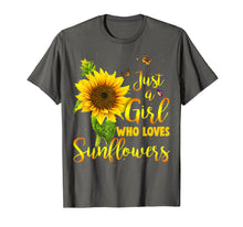 Load image into Gallery viewer, Funny shirts V-neck Tank top Hoodie sweatshirt usa uk au ca gifts for Just A Girl Who Loves Sunflower Shirt 3079113
