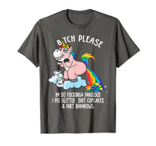 Load image into Gallery viewer, Funny shirts V-neck Tank top Hoodie sweatshirt usa uk au ca gifts for Bitch Please I&#39;m So Fucking Fabulous Funny Unicorn T-shirt 2319098
