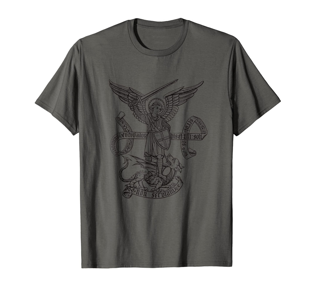 Funny shirts V-neck Tank top Hoodie sweatshirt usa uk au ca gifts for Saint St Michael Catholic Archangel Angel T-Shirt 541643