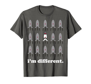 Funny shirts V-neck Tank top Hoodie sweatshirt usa uk au ca gifts for Turret Portal 2 I'm Different t-shirt - PTL003 1876367