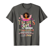 Load image into Gallery viewer, Taurus Girl T-Shirt Black Women Gifts For April May Birthday
