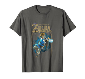 Zelda Breath Of The Wild Link Arch Shot Logo Graphic T-Shirt 125669