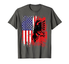 Load image into Gallery viewer, Funny shirts V-neck Tank top Hoodie sweatshirt usa uk au ca gifts for Albanian American Flag Shirt Albania USA T-Shirt Flag Gift 209794
