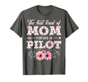 Funny shirts V-neck Tank top Hoodie sweatshirt usa uk au ca gifts for The Best Kind Of Mom Raises A Pilot Flower Gift T-Shirt 1330836
